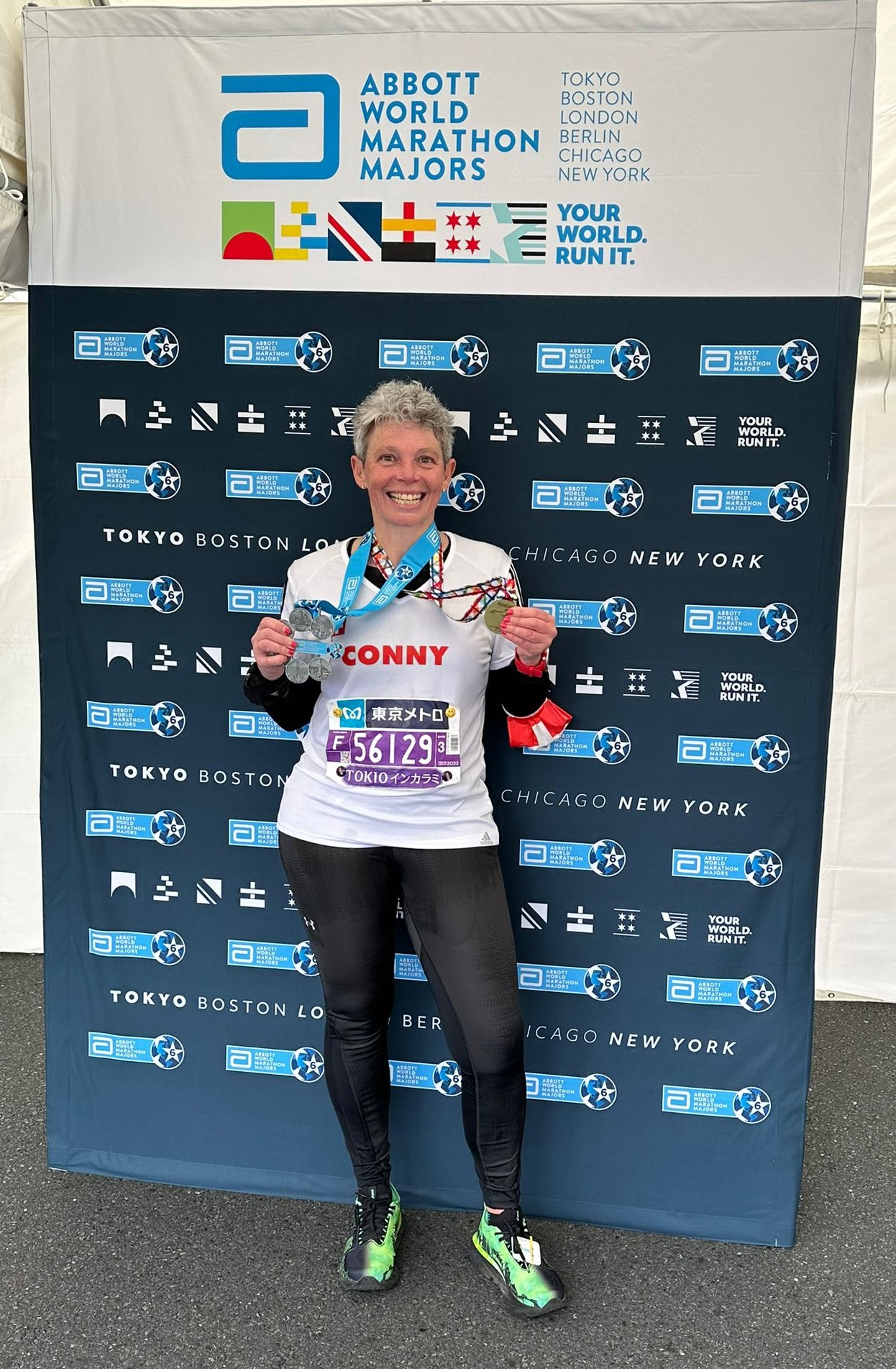 Cornelia am Tokyo-Marathon, 5. März 2023